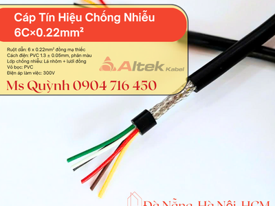 Cáp tín hiệu chống nhiễu 6x0.22 Altek Kabel Hà Nội, Đà Nẵng, Sài Gòn 0