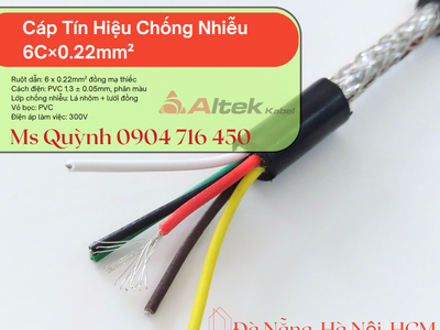 Cáp tín hiệu chống nhiễu 6x0.22 Altek Kabel Hà Nội, Đà Nẵng, Sài Gòn 2