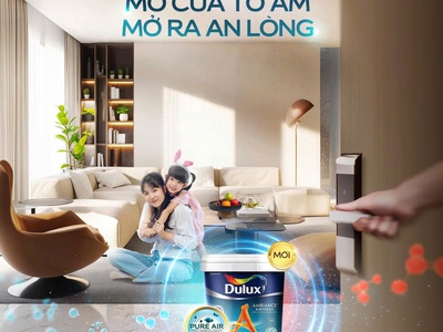 Cùng Sơn Nội Thất Dulux Ambiance Airfresh- Mở Cửa Tổ Ấm, Mở Ra An Lòng 0