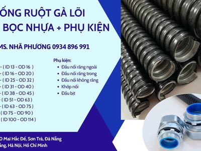  Ống ruột gà lõi thép bọc nhựa pvc/ ống kẽm đàn hồi Đà Nẵng, Hồ Chí Minh, Hà Nội. 2