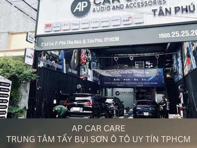 Tẩy bụi sơn ô tô chuyên nghiệp tại AP Car Care   Trung tâm bảo dưỡng xe hơi hàng đầu TP.HCM 0