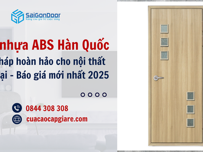 Cửa nhựa abs hàn quốc: giải pháp hoàn hảo cho nội thất hiện đại 3