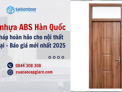 Cửa nhựa abs hàn quốc: giải pháp hoàn hảo cho nội thất hiện đại 4