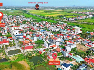 Lô đất f0 ngõ 48 phạm gia mô   hưng đạo   dương kinh, giá chỉ 1.7xx tỷ  zalo 0567 222 555 1