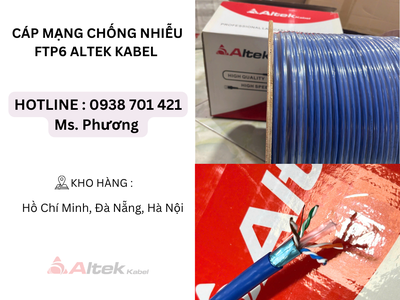 Cáp mạng chống nhiễu FTP6 Altek Kabel Đà Nẵng, Hà Nội, Hồ Chí Minh 3