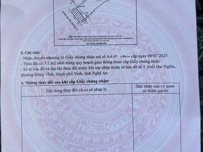 Bán đất 124m2 mặt tiền kinh doanh   đường nguyễn trường tộ, đông vĩnh 1