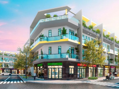 Bán nhà xây sẵn - có sổ,dt 65-94m2 1 triệt 2 lầu  sân thượng sổ hồng sẵn 7,9 tỷ 4