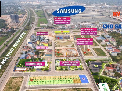Mở bán lô đất nền khu yên bình k-town   phổ yên, thái nguyên 0