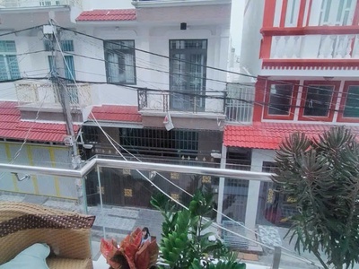 Bán nhà 4 tầng hẻm xe hơi đào tông nguyên   nhà bè, mặt tiền kinh doanh, 4