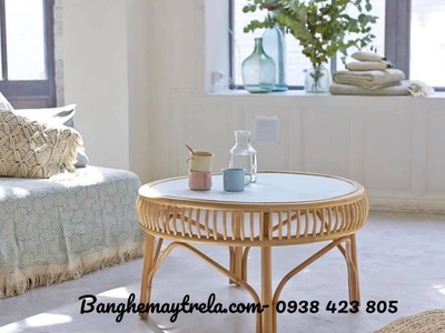 Bàn mây tự nhiên decor 1