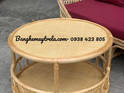 Bàn mây tự nhiên decor 2