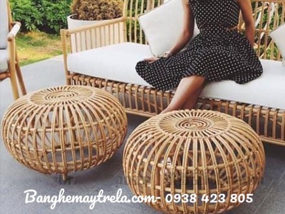 Bàn mây tự nhiên decor 0