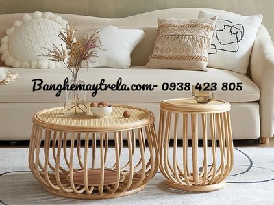 Bàn mây tự nhiên decor 7