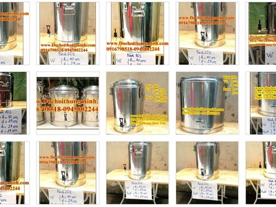 Bình inox 20l cách nhiệt có vòi 3