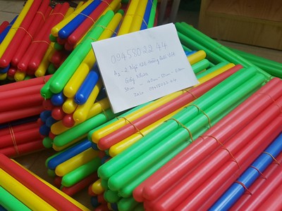 Gậy nhựa dạy học giáo dục thể chất cho học sinh lớp 5, gậy tập 50 cm bằng nhựa ship cod nhanh 5