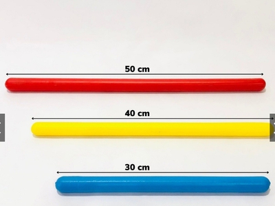 Gậy nhựa dạy học giáo dục thể chất cho học sinh lớp 5, gậy tập 50 cm bằng nhựa ship cod nhanh 3