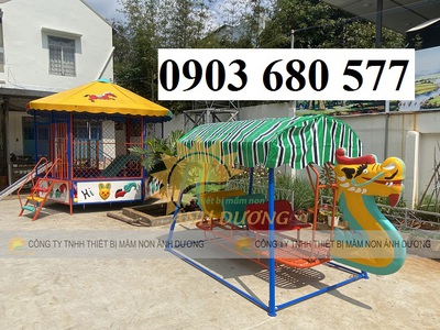 Xích đu ngoài trời dành cho trẻ en mầm non vui chơi 2