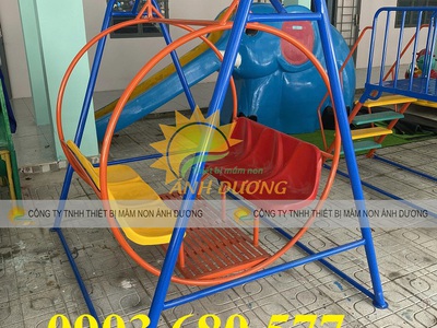 Xích đu ngoài trời dành cho trẻ en mầm non vui chơi 9