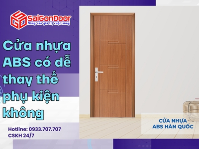 Cửa nhựa ABS có dễ thay thế phụ kiện không 6