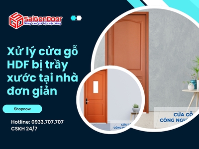 Xử lý cửa gỗ HDF bị trầy xước tại nhà đơn giản 7