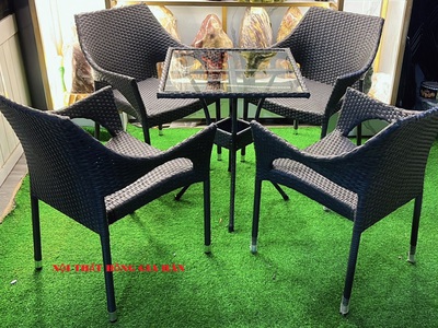 Bàn ghế cafe giá rẻ HGH 4