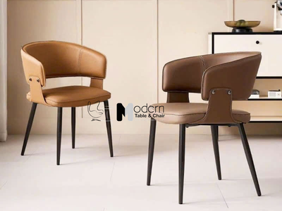 Ghế ăn nhà hàng nệm bọc da hiện đại CN23001‑P 3