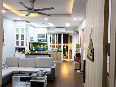 Bán căn hộ full đồ 68,35m    Khu 6 tòa mới B2.1 Thanh Hà   Tầng 16, view đẹp 1