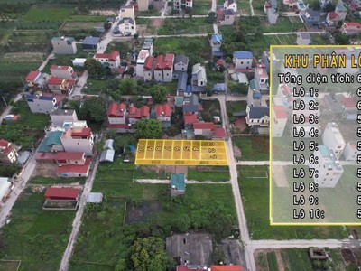 Bán đất tổ 10  ấp tre, xã quang minh, hn -ôtô vào đất, 100 thổ cư, giá đầu tư  chỉ 2.6tỷ/lô 0