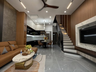 Nhà 3 tầng mới 100 sát biển nguyễn tất thành- full nội thất hiện đại y hình 4