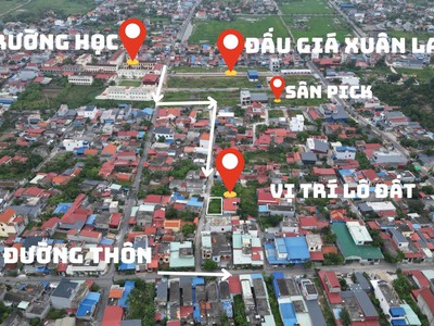 2.2x tỷ - lô góc 134.8m  trung tâm xuân la thanh sơn, đối diện khu đấu giá  zalo 0567 222 555 3