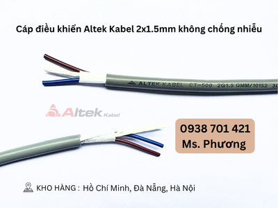 Cáp điều khiển Altek Kabel 2x1.5mm không chống nhiễu Đà Nẵng, Hồ Chí Minh, Hà Nội 3