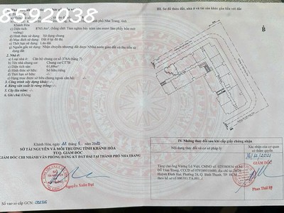 Gấp : bán chung cư vĩnh điêm trung nha trang 0