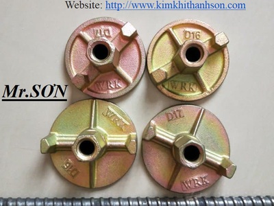 Thanh ren xây dựng, D12,D16,D17 ty ren cốp pha 0968521058 SƠN Mr có bát chuồn, tai chuồn D12,D17,D16 4