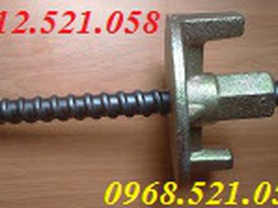 Thanh ren xây dựng, D12,D16,D17 ty ren cốp pha 0968521058 SƠN Mr có bát chuồn, tai chuồn D12,D17,D16 1