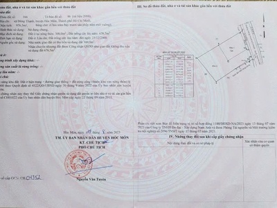 Siêu phẩm đất mặt tiền đông thạnh 6-3, đã có gpxd   san lấp cao 0
