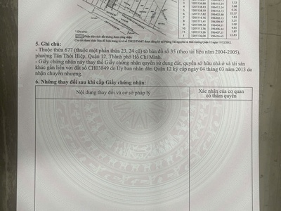 Độc quyến bán nền đất  5x30  1/ hẻm nhựa 11m dương thị mười, q12 3
