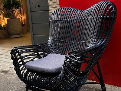 Ghế mây lười ngồi đọc sách 2