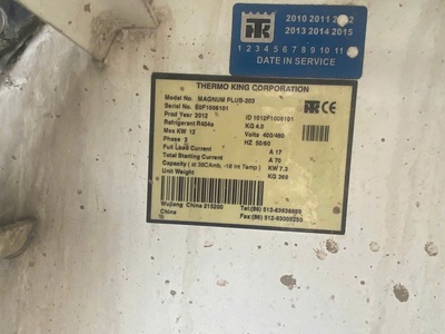 Máy Lạnh Thermo King MP4000   Đời 2012 0