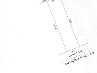 Bán đất đường phan văn tráng - trục thông nguyễn lương bằng 0