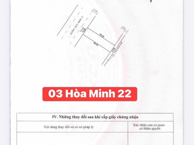 Lô đất hòa minh 22 - sát trục nguyễn sinh sắc - gần biển 2