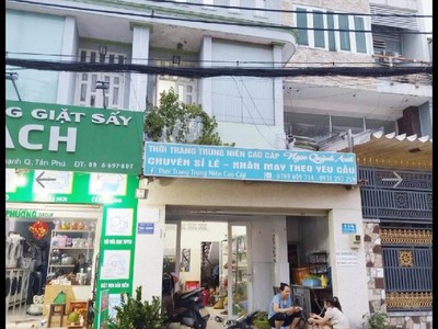 Bán nhà mặt tiền tây thạnh đối diện cv   51m   2 tầng   sẵn dòng tiền chỉ 8.x 1