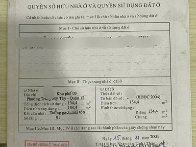 Giá quá tốt   nhà  10.6x13  góc 2 mặt tiền trung tâm q12   chỉ 6,19 tỷ 2