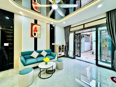 Nhà  Đẹp FULL Nội Thất   Đường Số 9, P.8 GÒ VẤP   Gần Công Viên Làng Hoa 1