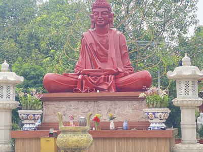 Chậu hoa đắp sành sứ, cẩn miểng thủ công mỹ nghệ 8