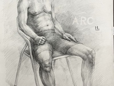 Lớp học vẽ ở Đào xuyên Bát tràng 2