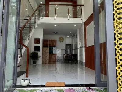 Nhà sổ đỏ riêng 1 lầu mặt tiền buôn bán nhỏ lẻ nguyễn thị nghé hóc môn 1