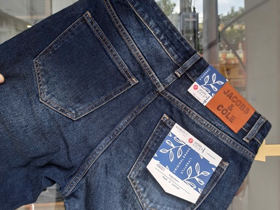 Quần jean nam ống suông rách thương hiệu Jacobs Cole 6