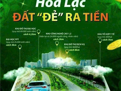 Siêu phẩm view hồ - sát đhqg hòa lạc -đường ô tô 3 xe tránh, mặt tiền đẹp, dân cư hiện hữu 2