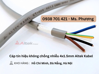 Cáp tín hiệu không chống nhiễu 4x1.5mm Altek Kabel Đà Nẵng, Hồ Chí Minh, Hà Nội 3