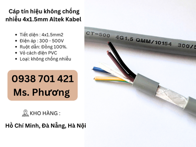 Cáp tín hiệu không chống nhiễu 4x1.5mm Altek Kabel Đà Nẵng, Hồ Chí Minh, Hà Nội 2
